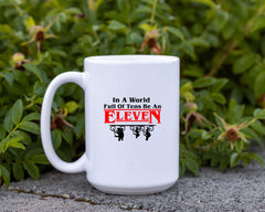 Stranger Things themed Mug, Stuck in the Upside Down! TV show quote,Funny Stranger Things TV show gift Mug, Personalized, coffee mug gift