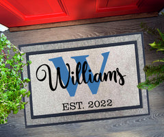 Door Mat Personalized doormat for all seasons
