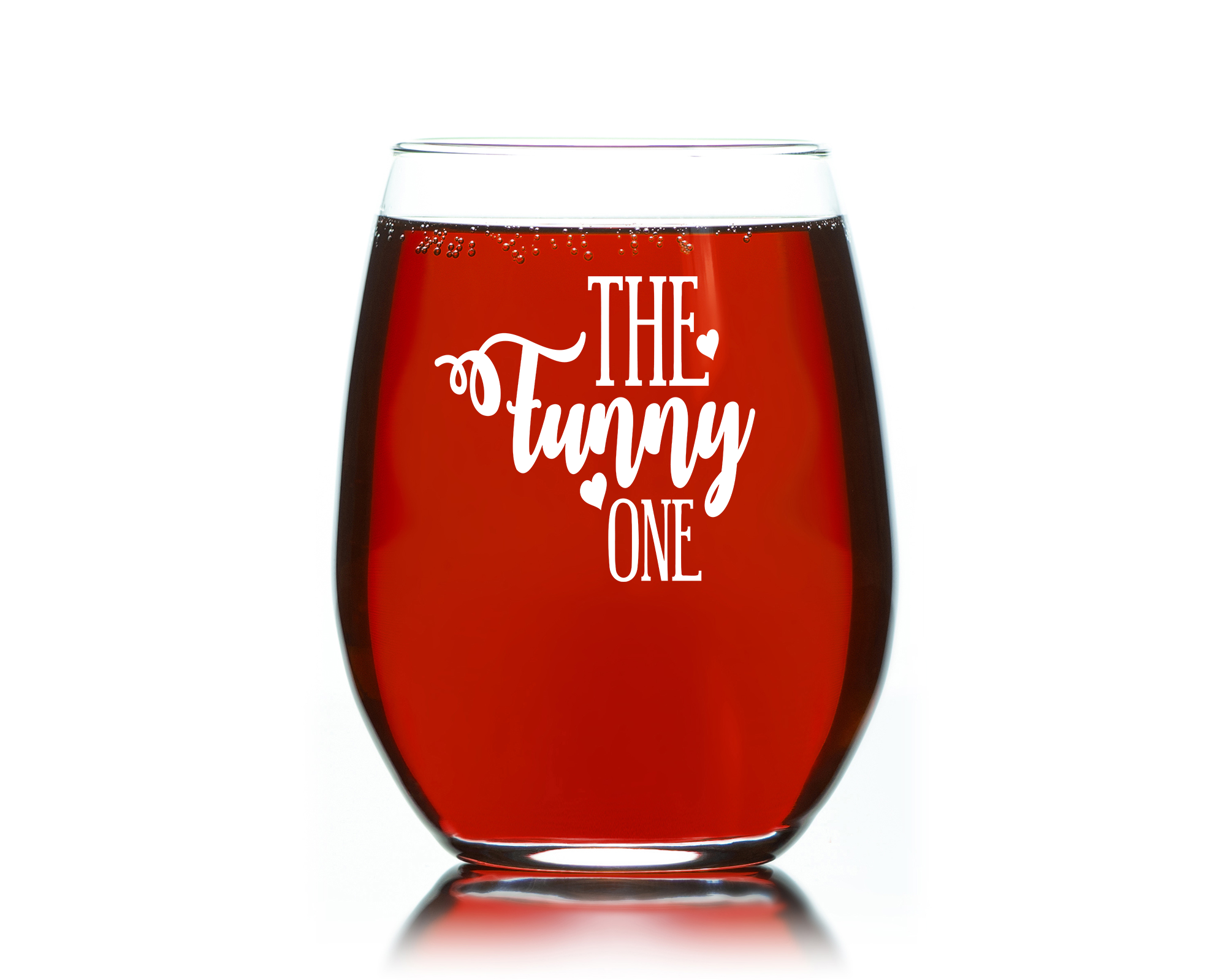Wine Gift for Friends, the Bad One, Friend Girl gang Funny Stemless wine glass 15 oz. Funny Christmas Gift