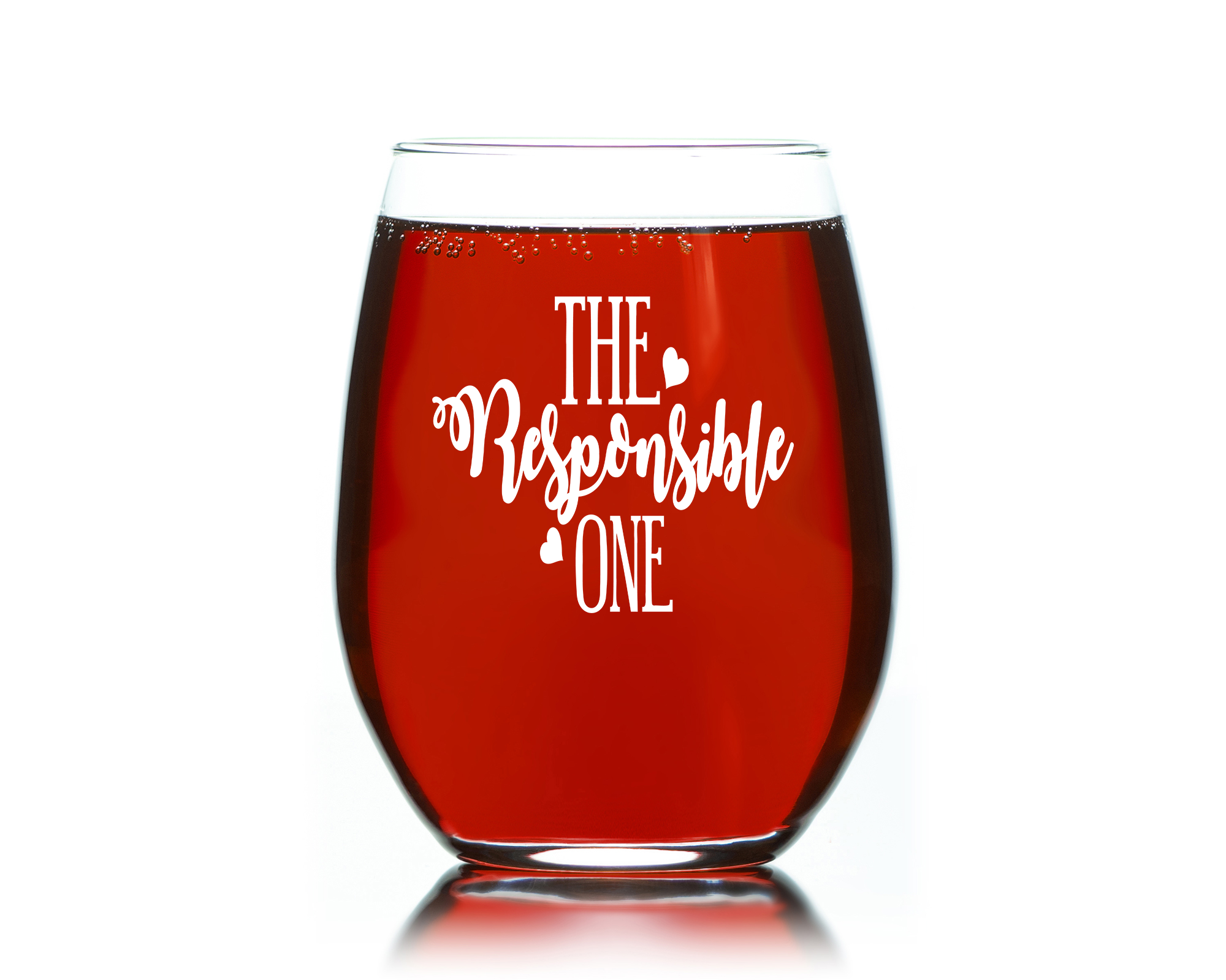 Wine Gift for Friends, the Bad One, Friend Girl gang Funny Stemless wine glass 15 oz. Funny Christmas Gift