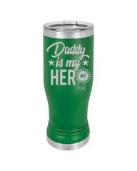 Custom pint glass,Insulated 20 oz Pilsner Tumbler,Personalized First Fathers Day gift, Funny Fathers Day,Funny Dad gift, Personalised