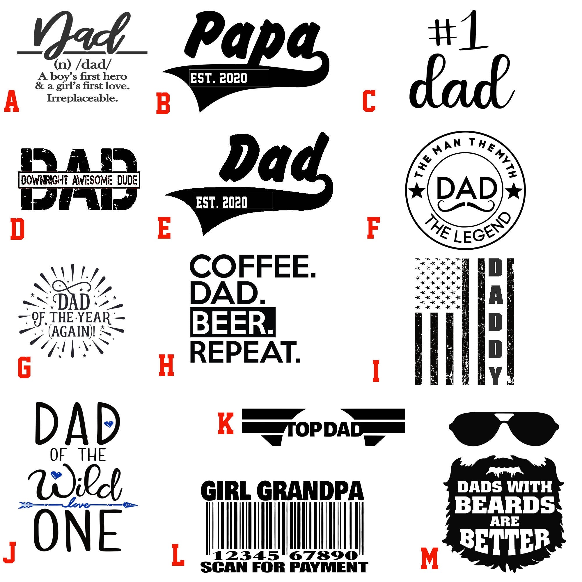 DILF,funny fathers day,Personalized Pint Glass,Insulated 20 oz Pilsner Tumbler,Devoted dad, Fathers Day,Funny Dad gift, can customize