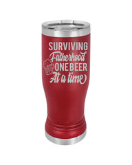 Custom pint glass,Insulated 20 oz Pilsner Tumbler,Personalized First Fathers Day gift, Funny Fathers Day,Funny Dad gift, Personalised