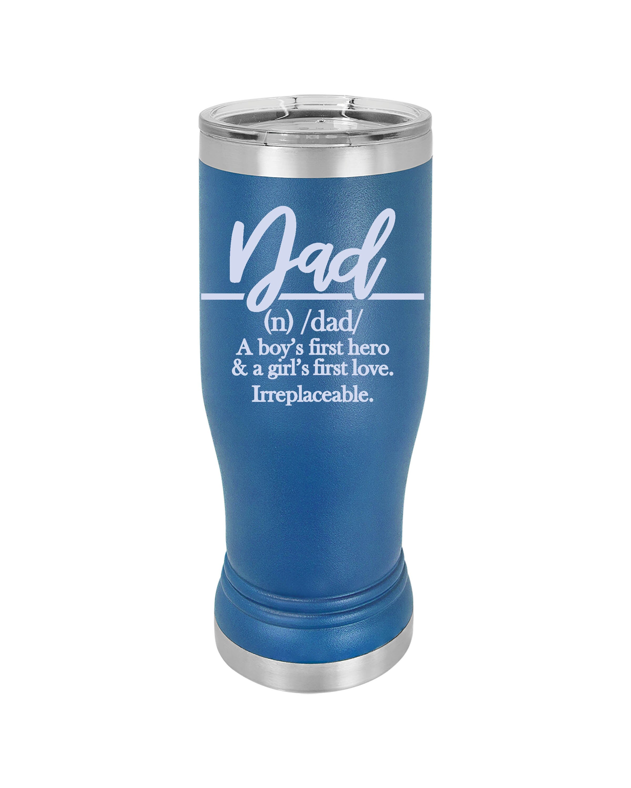 Personalized Beer Pint,Dad of the Year Again,Custom,Insulated Pilsner,Fathers Day,Funny Dad gift,Personalised tumbler,many colors options