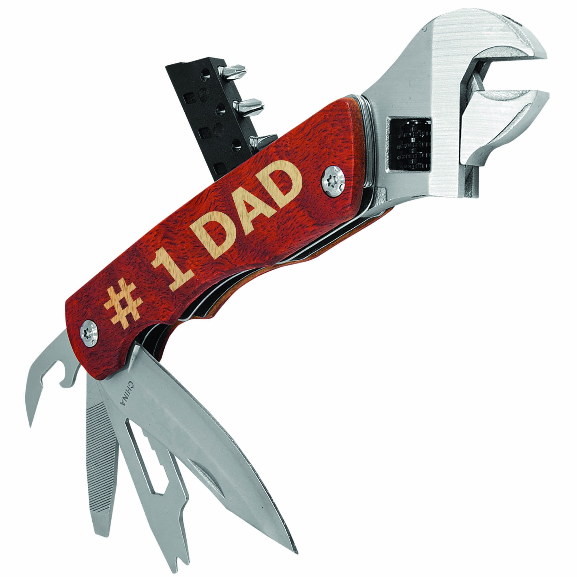 Engraved Dad Gift, Multi-function Wrench Multi-Tool, Great Fathers Day gift for him, Handyman gift, Personalized dad gift,gift for Husband