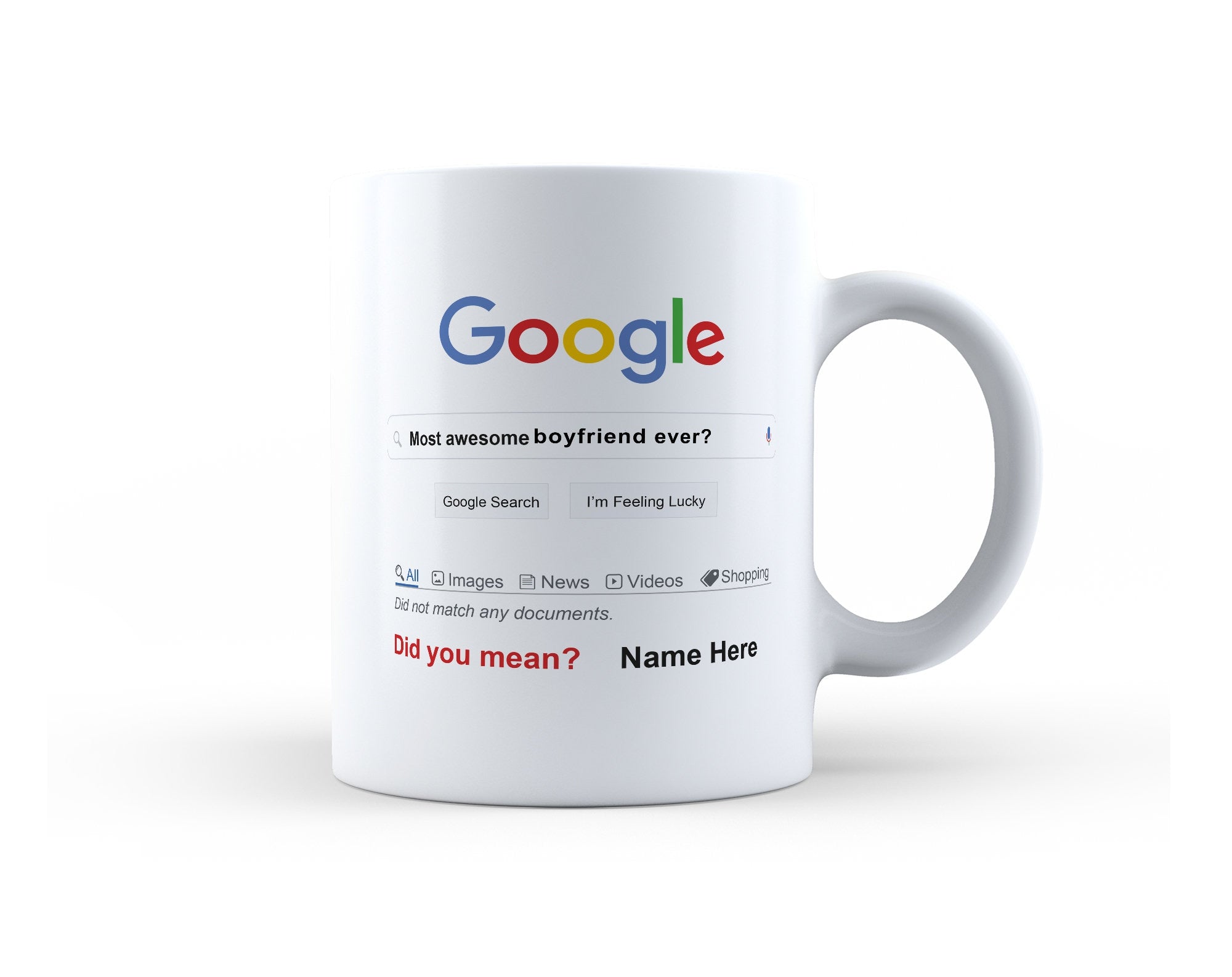 Funny Valentine Mug, Google Husband Mug for valentine gift, anniversary gift